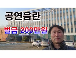 공연음란 벌금200만원 비자연장